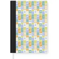 MuchoWow Notitieboek - Schrijfboek - Kust - Zee - Zon - Strand - Notitieboekje klein - A5 formaat - Schrijfblok