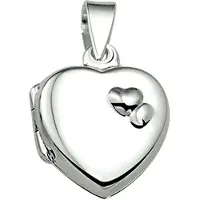 GLAMS medaillon hart - Zilver