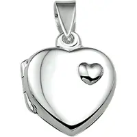 GLAMS medaillon hart - Zilver