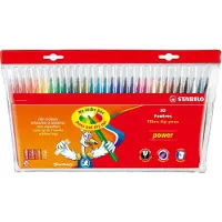 Stabilo Viltstift STABILO Power 280 etui à 30 kleuren - 6 stuks