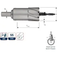 Rotec 535.0401 Gatfrees 40 mm schacht 13 mm