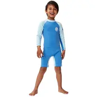 Rip Curl Icons Uv Brushed Toddler Junior Shorty Met Lange Mouwen En Rits Op De Rug