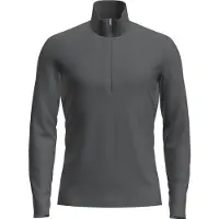 Icebreaker - Thermokleding - M Merino 200 Oasis LS Half Zip Black voor Heren van Wol - Maat XXL - Zwart