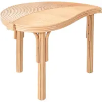 Beliani PARALIA - Salontafel set van 2 - Natuurlijk - Rotan