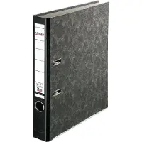 Falken Smal Ordner A4 50 mm Zwart 2 Ringen 11286549 Kunststof Wolkenmarmer
