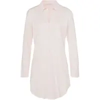 Hanro Nachthemd ' Cotton Deluxe 90cm ' rosa / natuurwit