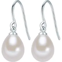 Valero Pearls Oorbellen zilver / parelwit