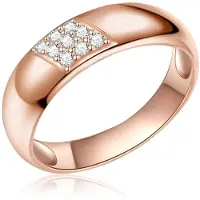 Rafaela Donata Ring rose-goud / wit