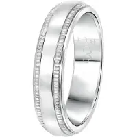 Lucardi Ring zilver / transparant
