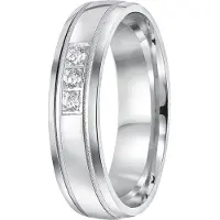 Lucardi Ring zilver / transparant
