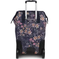 Punta Trolley 'Big Wheel' marine / oranje / pink / wit