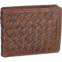 Bugatti Portemonnee 'Woven' bruin
