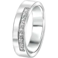 Lucardi Ring zilver / transparant