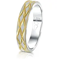 Lucardi Ring goud / zilver