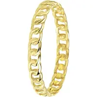 Lucardi Ring 'Klassisch' goud