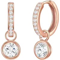 Rafaela Donata Oorbellen rose-goud / transparant