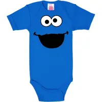Logoshirt Sesamstraat Koekiemonster Logoshirt baby romper - Logoshirt - 50/56