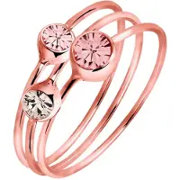 Elli Ring rose-goud / rosa