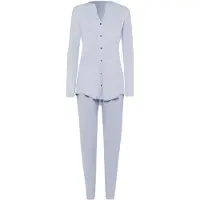 Hanro Pyjama ' Pure Essence ' lichtblauw