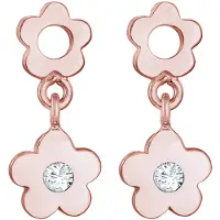 Elli Sieraden rose-goud / transparant