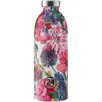 24Bottles Drinkfles 'Clima 850 ml' blauw / groen / pink / wit