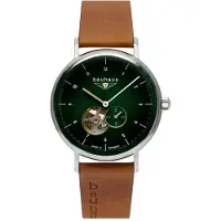 Bauhaus Analoog horloge bruin / zwart / zilver