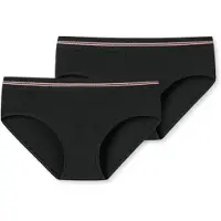 Schiesser Onderbroek 'Basic Kids' rosa / zwart