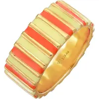 Elli Ring goud / lichtgroen / oranje