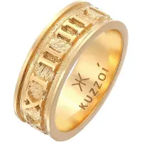 KUZZOI Ring 'Zahlen' goud