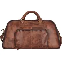 Greenland Weekendtas 'Mascu & Line' bruin