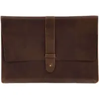 Buckle & Seam Laptoptas 'Aspen' bruin