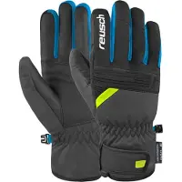 Reusch Sporthandschoenen 'Baldo' donkerblauw / antraciet / neongroen