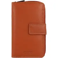 Mano Portemonnee 'Donna Giulia' cognac / oranje
