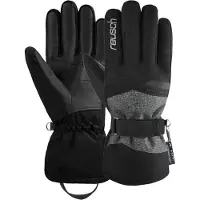 Reusch Sporthandschoenen 'Hellen' lichtgrijs / grijs gemêleerd / zwart