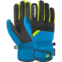Reusch Sporthandschoenen 'Baldo' donkerblauw / geel / zwart / wit