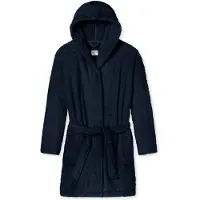 Schiesser Badjas kort donkerblauw