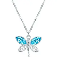 Eastside Ketting blauw / zilver