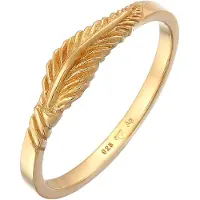 Elli Ring 'Feder' goud