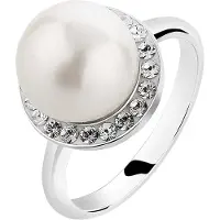 Nenalina Ring zilver / parelwit