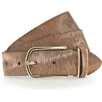 B.belt Riem leer natur-hell kupfer 80 cm