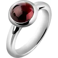 Nenalina Ring bordeaux / zilver