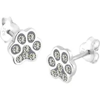 Elli Oorbellen 'Pfote' zilver