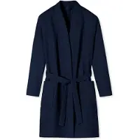 Schiesser Badjas kort donkerblauw