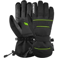 Reusch Sporthandschoenen 'Crosby' neongroen / zwart