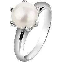 Nenalina Ring zilver / parelwit