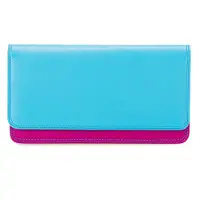 Mywalit Portemonnee navy / lichtblauw / neongroen / oranje / fuchsia