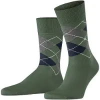 Burlington Sokken navy / groen / wit