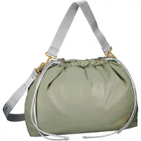 JOST Bags Shopper 'Kemi' cognac / kaki / zilver