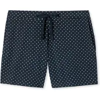 Schiesser Pyjamabroek 'Mix & Relax' lichtbeige / donkerblauw