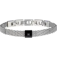 Breil Armband zwart / zilver